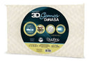 Travesseiro 3D DaNasa Gomos Duoflex 0.37x0.57m Cor Branco