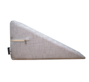 Travesseiro Encosto Triangular - Linho Bege
