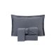 Jogo de Cama 200 Fios - Atuale Grafite - Queen Size - JUMA ENXOVAIS  